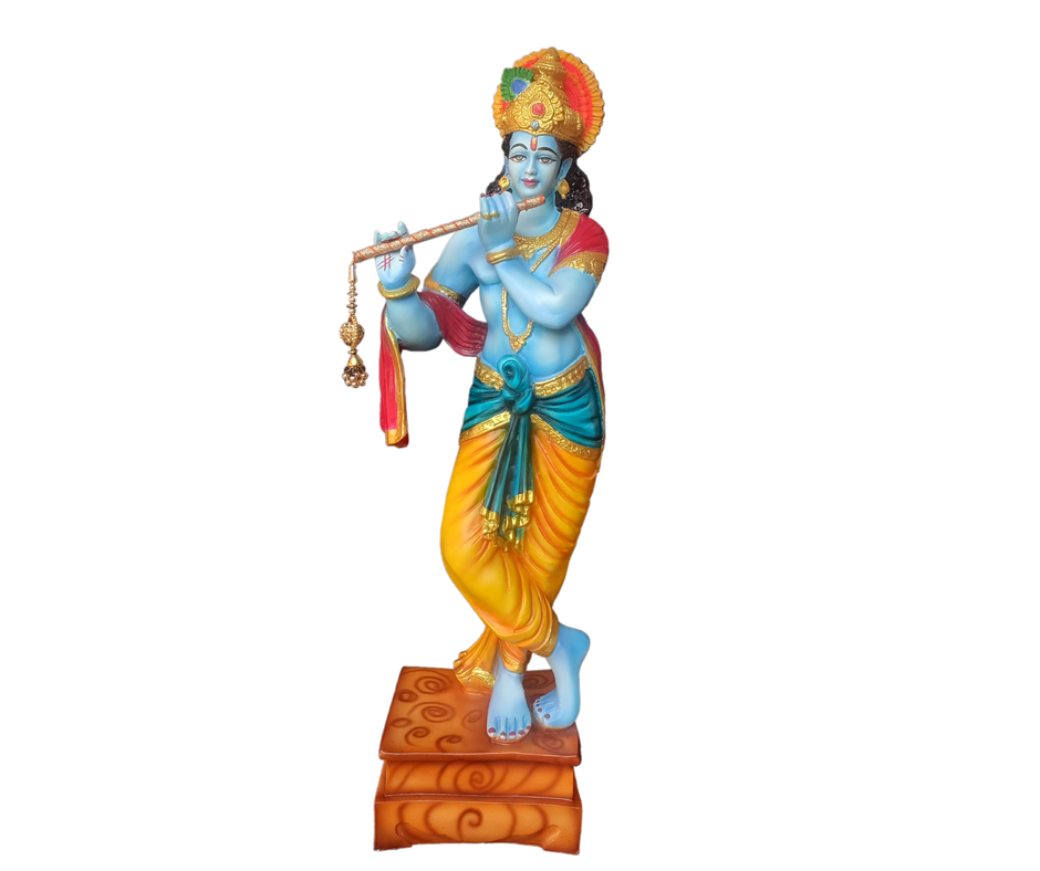 Standing Krishan With Bansuri Idol, Height-63 CM