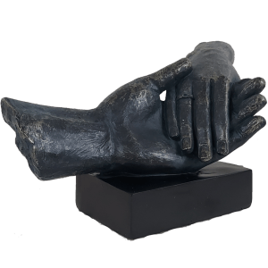 cutNcurve Wedding Proposal Engagement Couples Holding Hand in Hand Statue Height 12 cm
