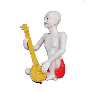 Kunj Bihari Shri Haridas Ji idol devotional Haridas Thakur beautiful handmade Murti, H-14 cm