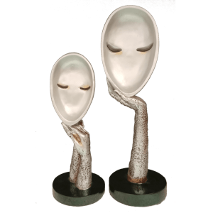 Abstract The Thinker Lady Statue for Home Decor H- 40 cm
