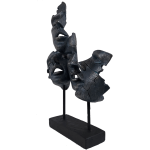 Lady Face Retro Statue Figurine Table Ascent H 42.5 cm