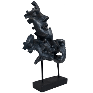 Lady Face Retro Statue Figurine Table Ascent H 42.5 cm
