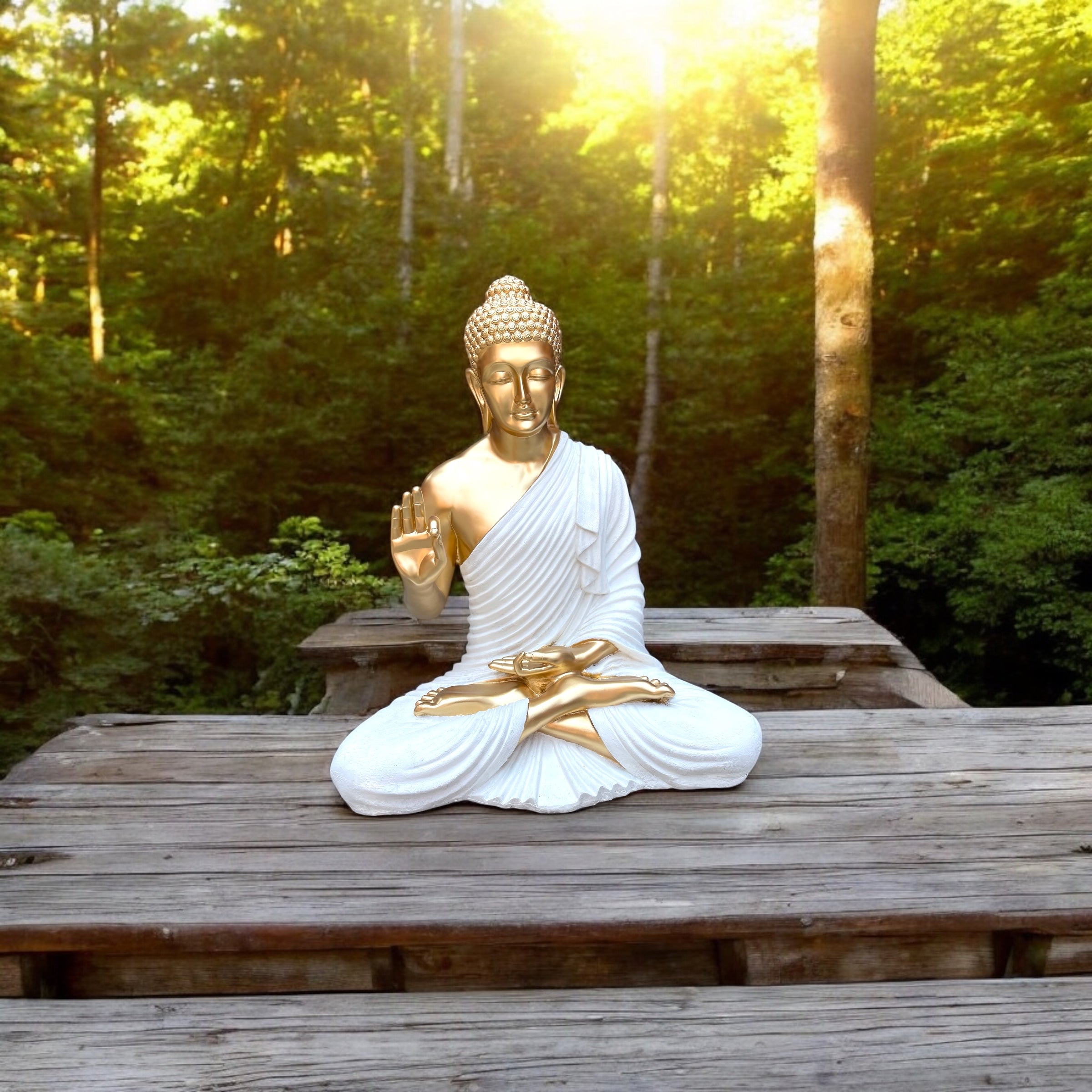 3 Feet Buddha Statue Resin Best For Outdoor Indoor Decor