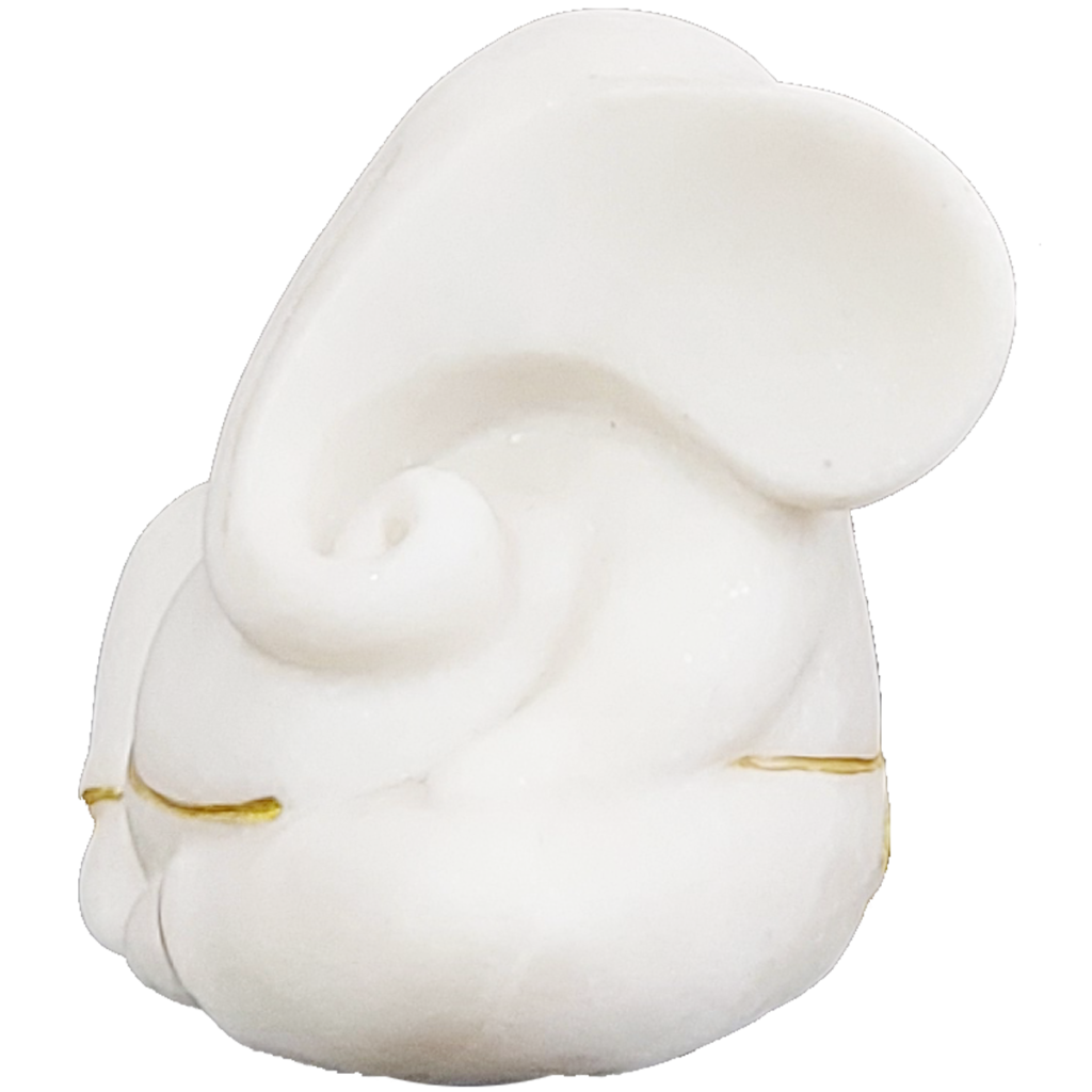 Ganesh Idol Car Dashboard – Hindu Ganesha Statue Puja Items Decor, H -8cm