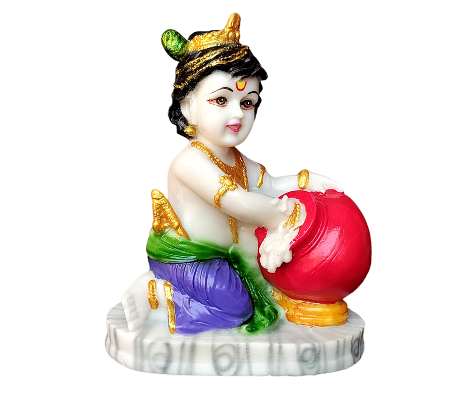 Krishna ,makhan chor Idol H 17 cm