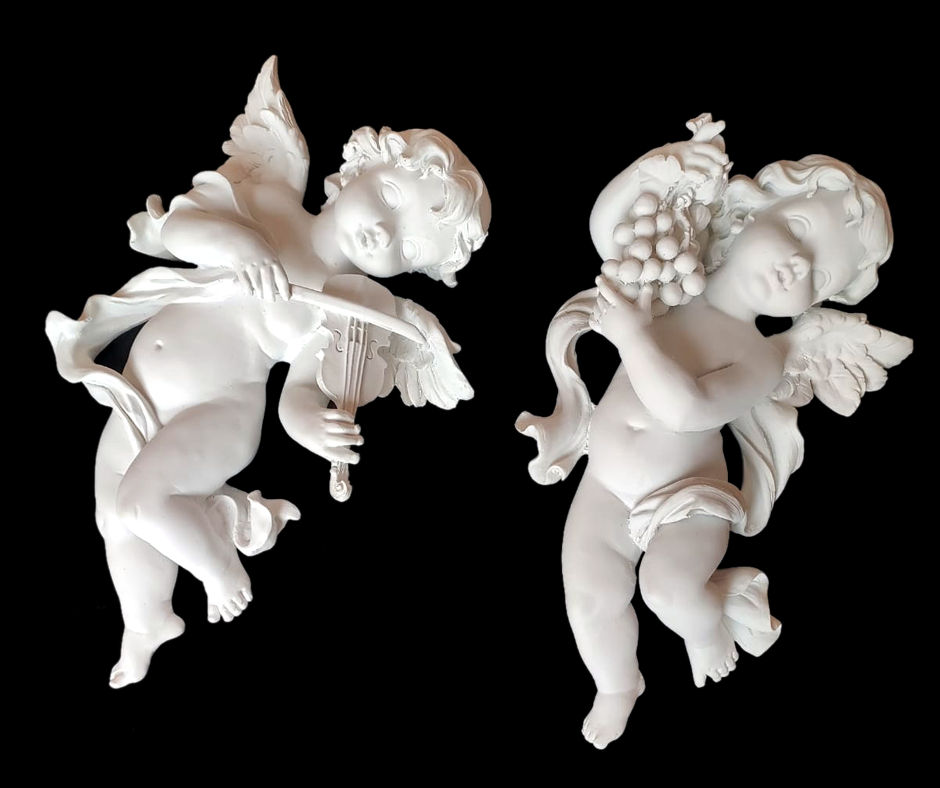 Wall Hanging Angels Polyresin Classic Showpiece for Home Décor H – 31 cm