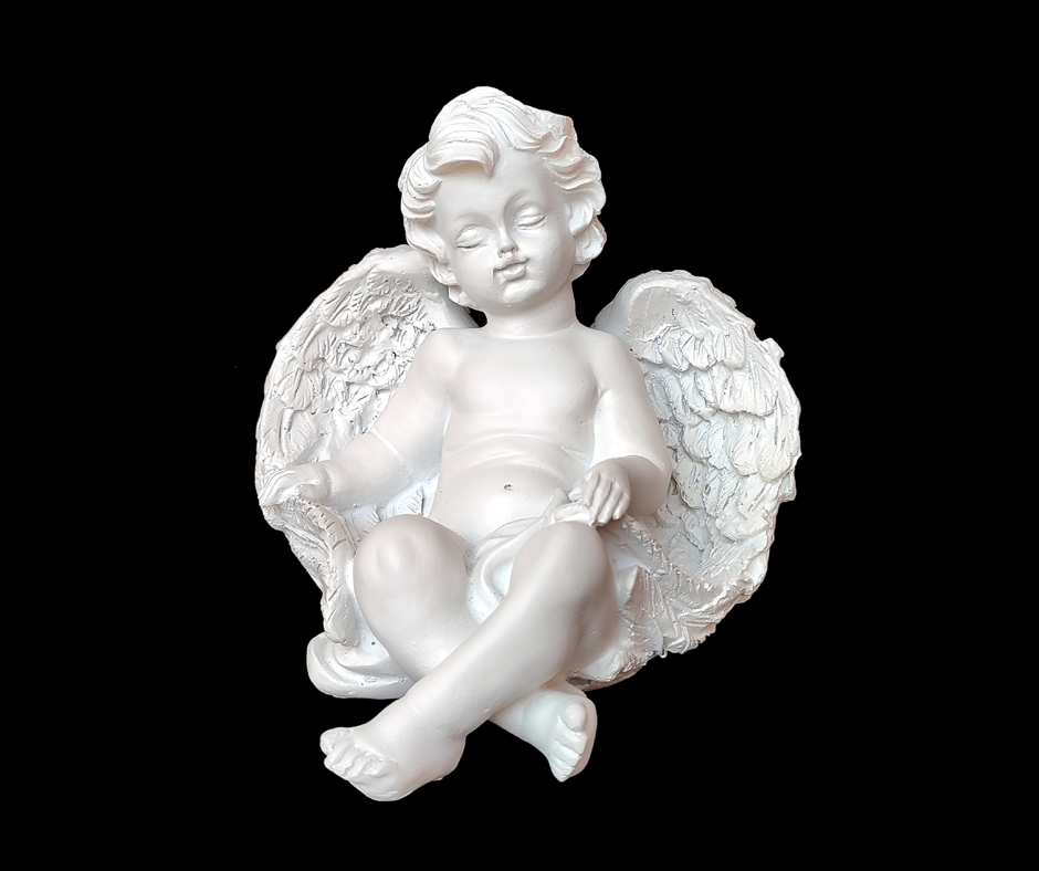 Baby Angel Polyresin Classic Showpiece for Home Décor H – 14 cm