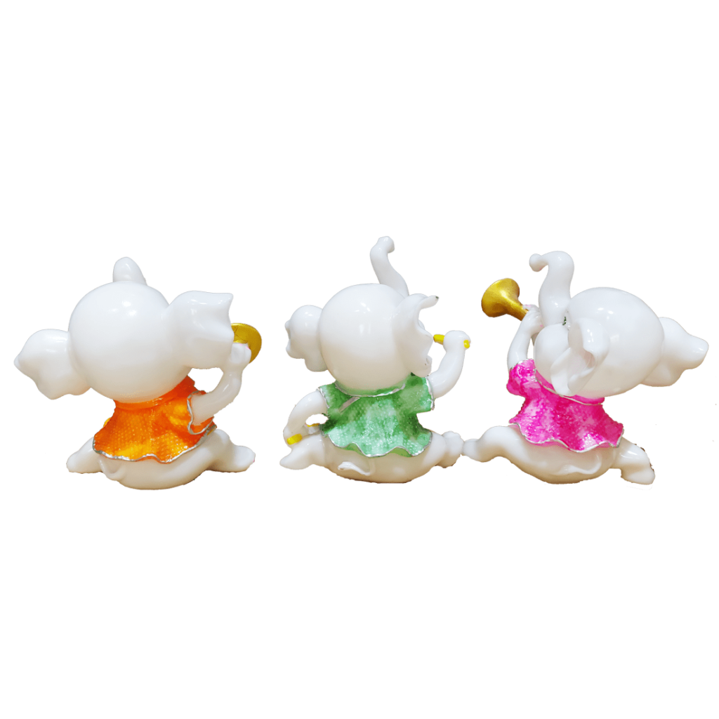 Set of three Musical Appu Showpiece The Best Gift For Friends H – 21 cm