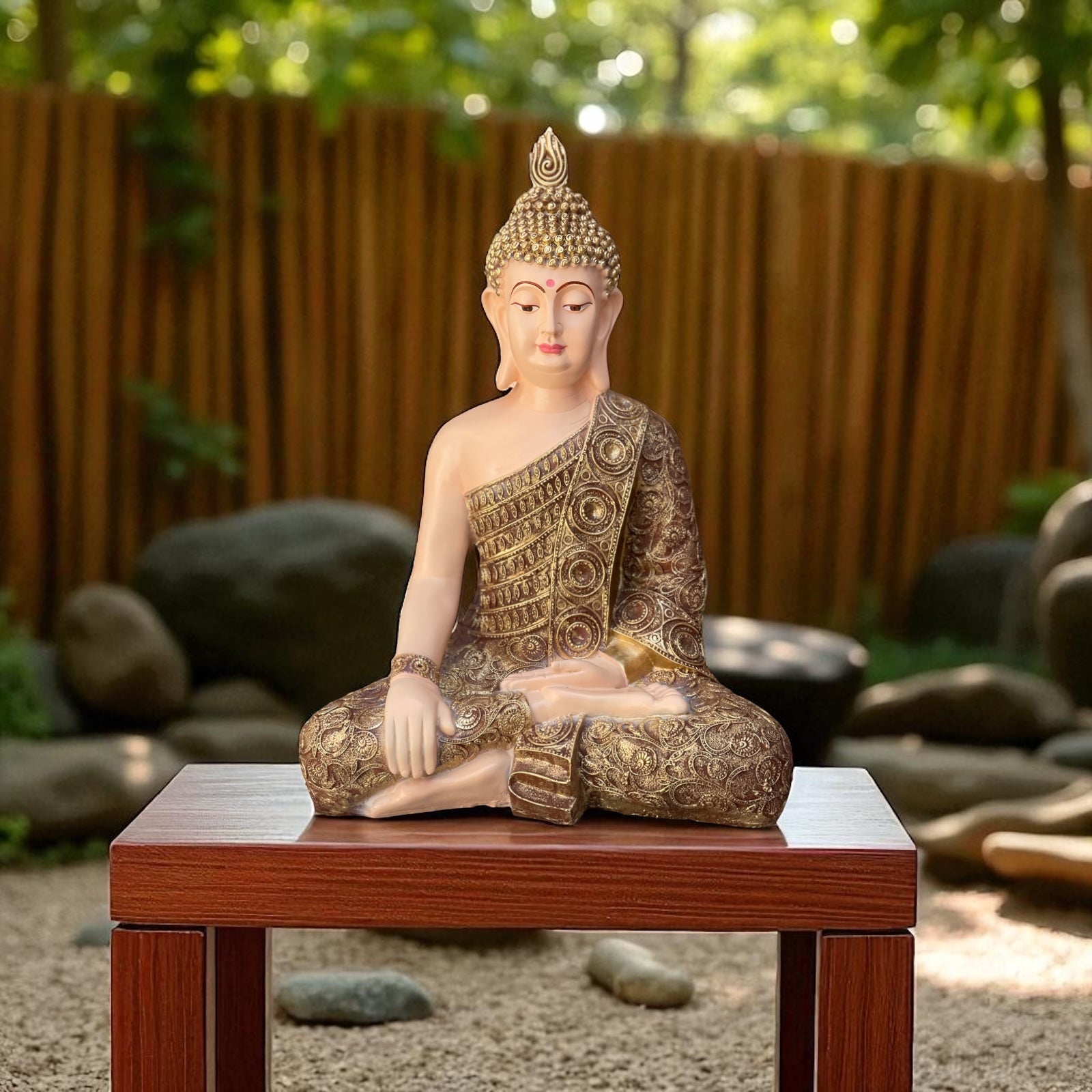 Gautam Buddha Statue Bhumisparsha Mudra Symbol of Peace Home décor Idol H- 24 Inches