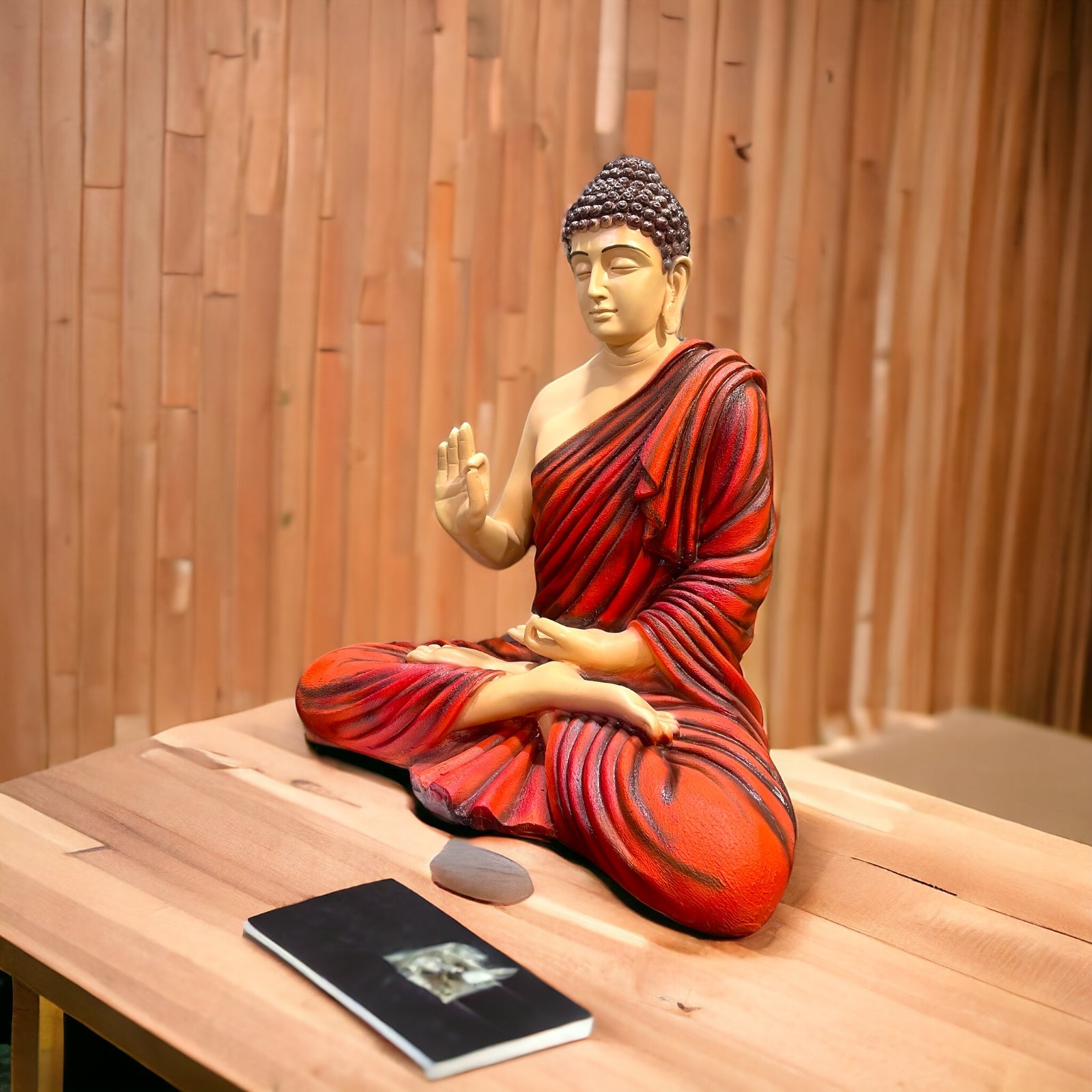 Handcrafted Meditating Buddha Statue Height 22 Inches