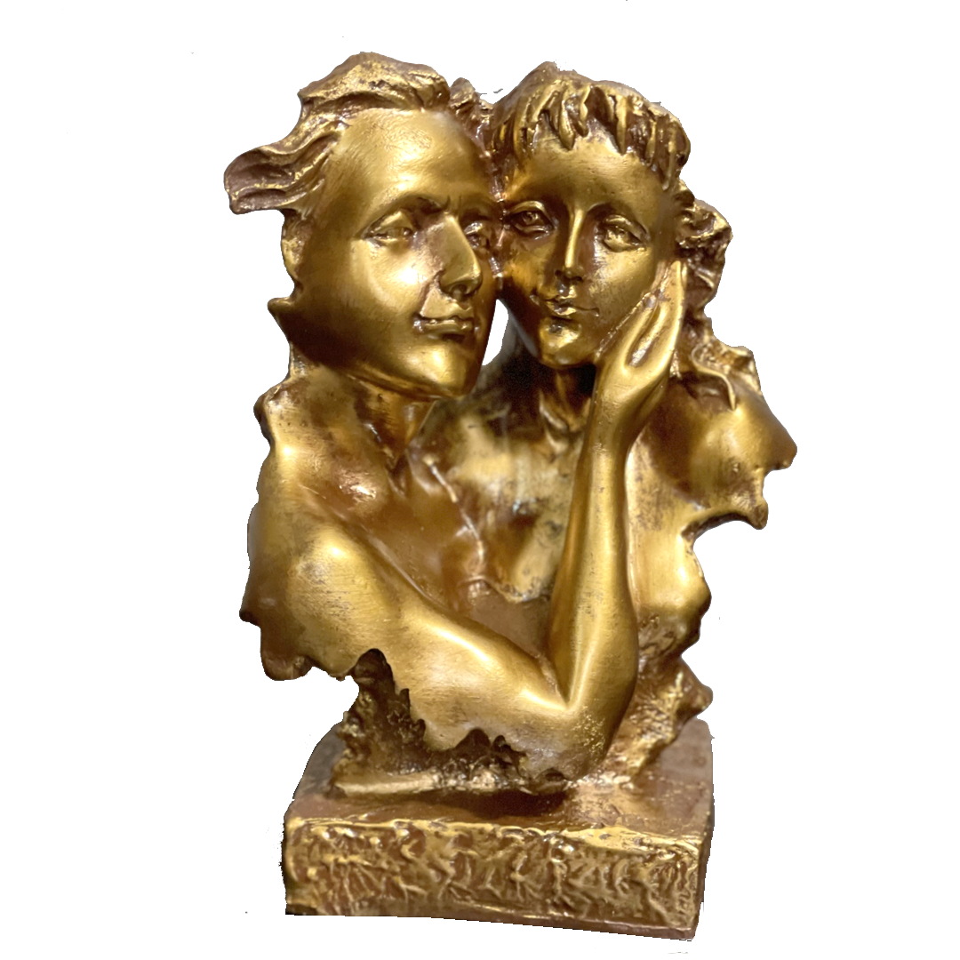 Romantic Love Couple Statue Figurine for Home Decor Gift Height- 23.5 cm