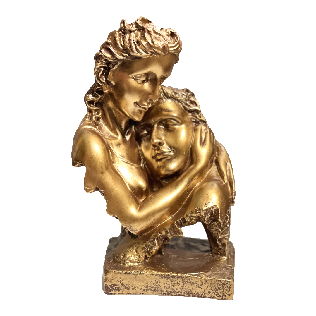 Romantic Love Couple Statue Figurine for Home Decor Gift Height-23.5 cm