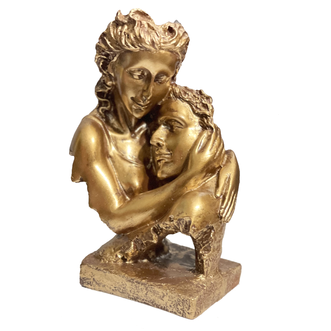 Romantic Love Couple Statue Figurine for Home Decor Gift Height-23.5 cm