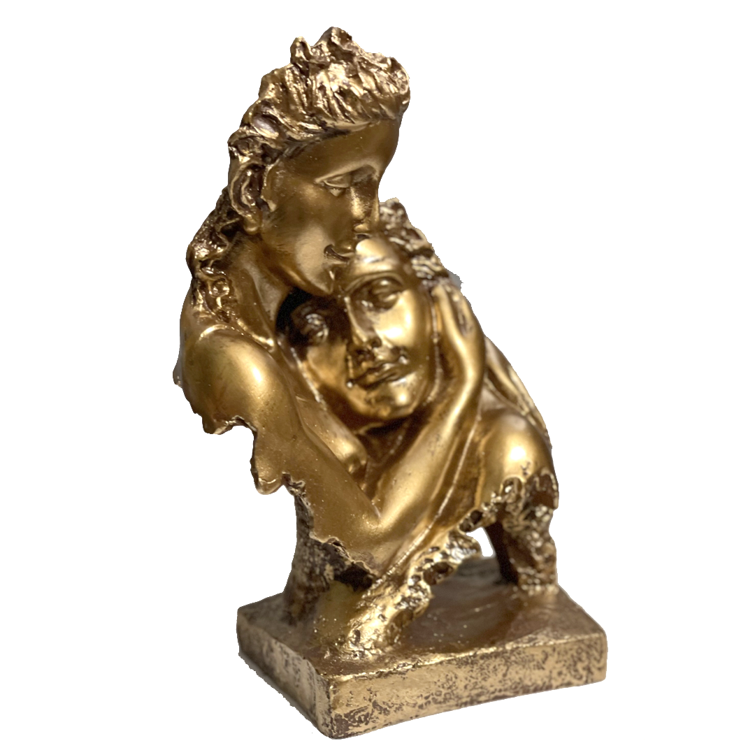 Romantic Love Couple Statue Figurine for Home Decor Gift Height-23.5 cm
