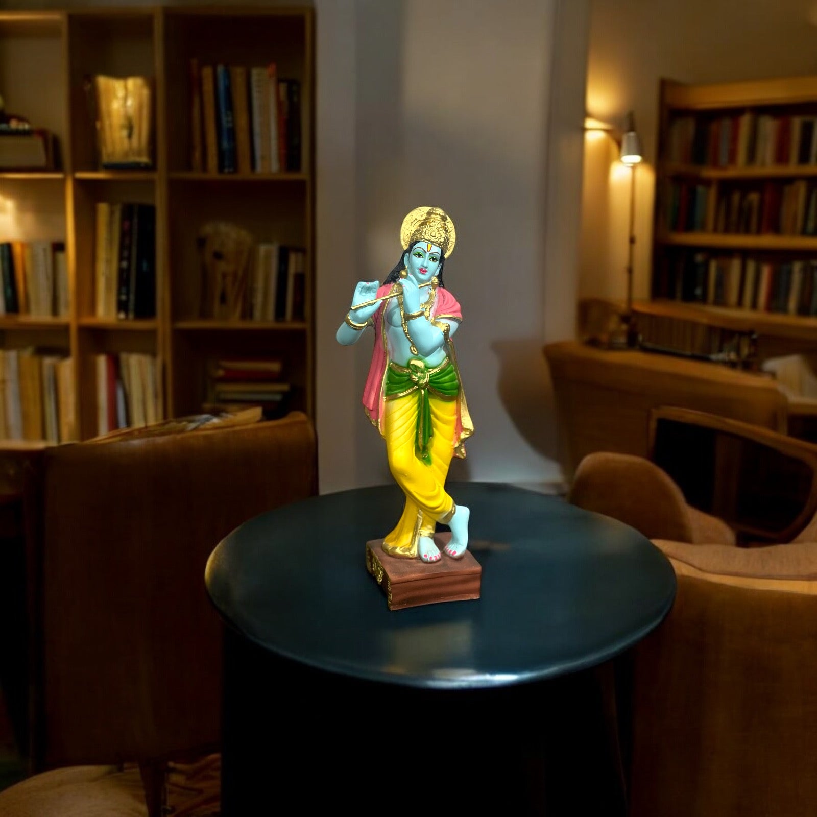 Standing Krishan With Bansuri Idol Statue Height- 38 Cm