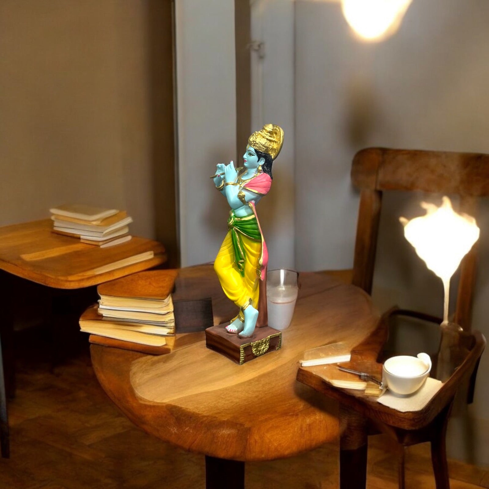 Standing Krishan With Bansuri Idol Statue Height- 38 Cm