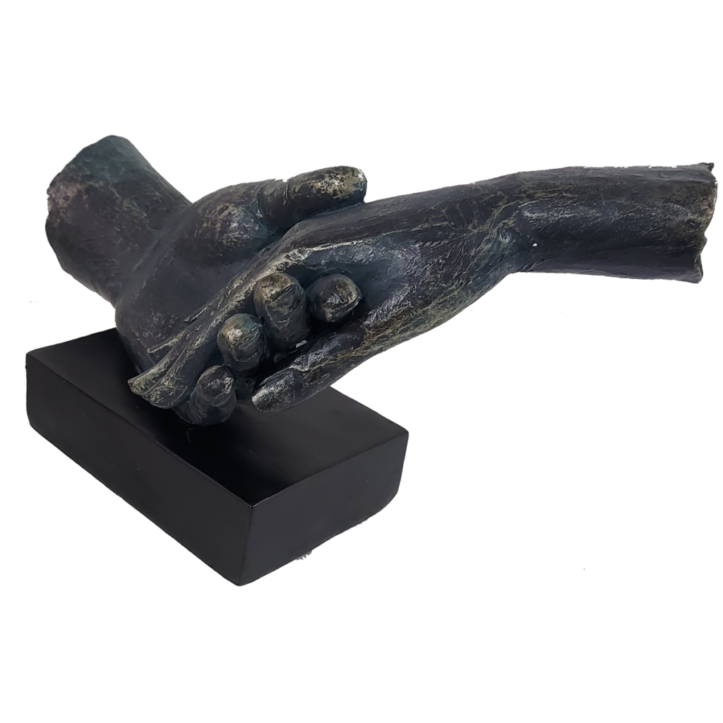 cutNcurve Wedding Proposal Engagement Couples Holding Hand in Hand Statue Height 12 cm