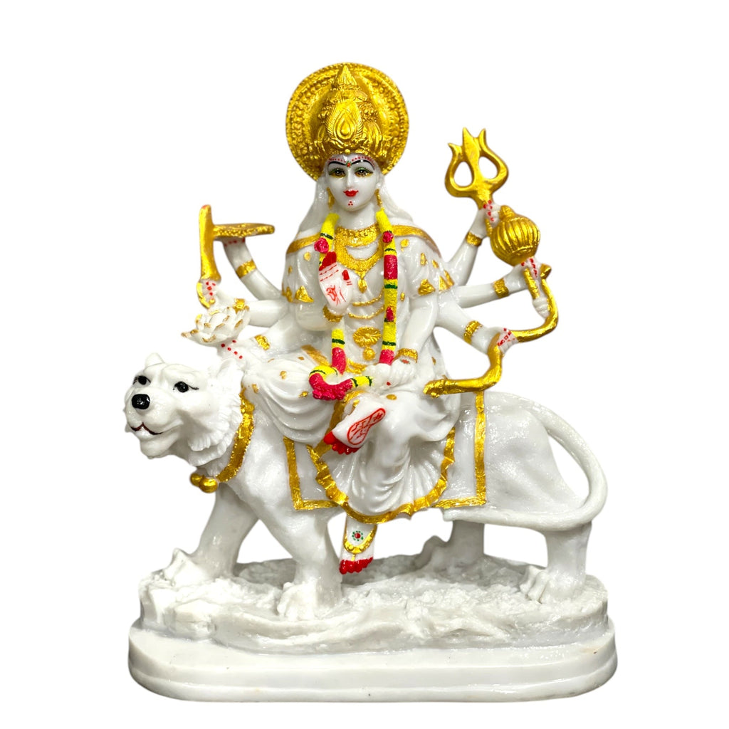 Ma Sherawali Durga Ji Mata Ji Marble Look Idol Murti 1.5 ft – H 45 cm