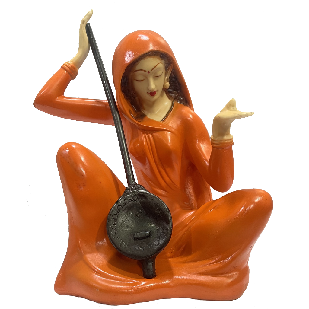 Home Decor Meerabai Classic Showpiece of Polyresin Idol H-32cm