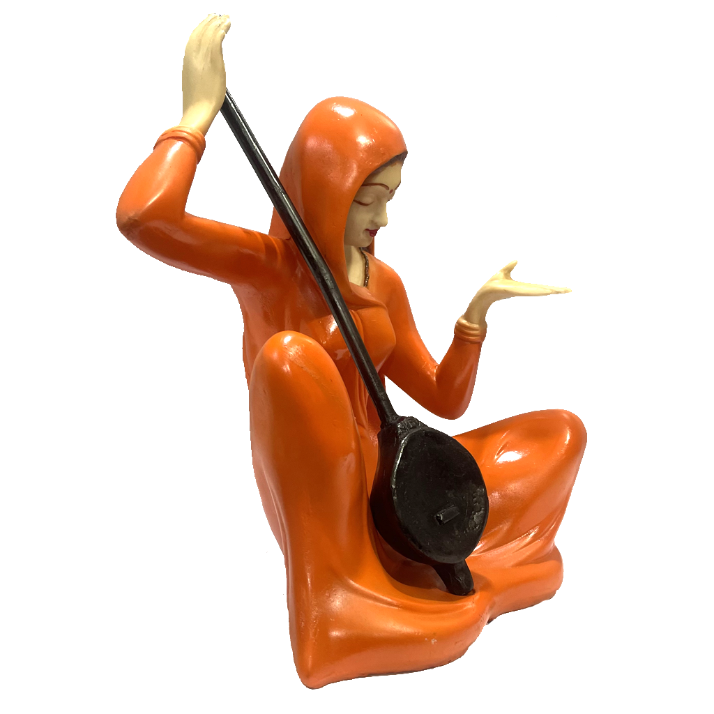 Home Decor Meerabai Classic Showpiece of Polyresin Idol H-32cm