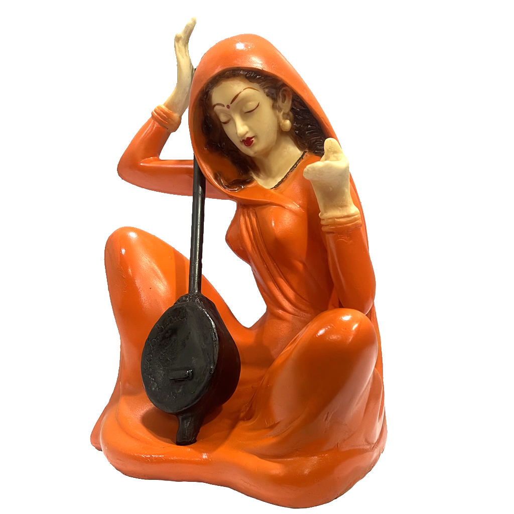 Home Decor Meerabai Classic Showpiece of Polyresin Idol H-32cm