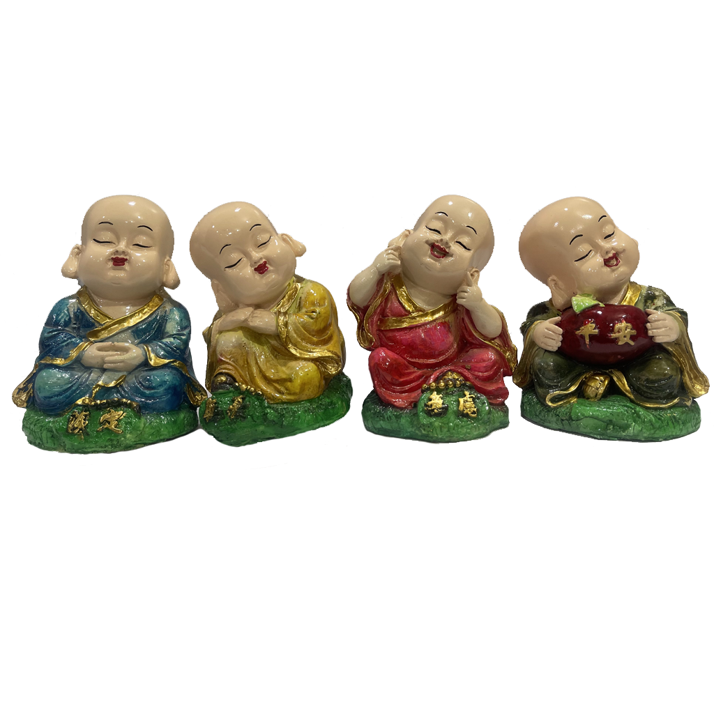 Polyresin Welcome Monk for Best for Home Office able