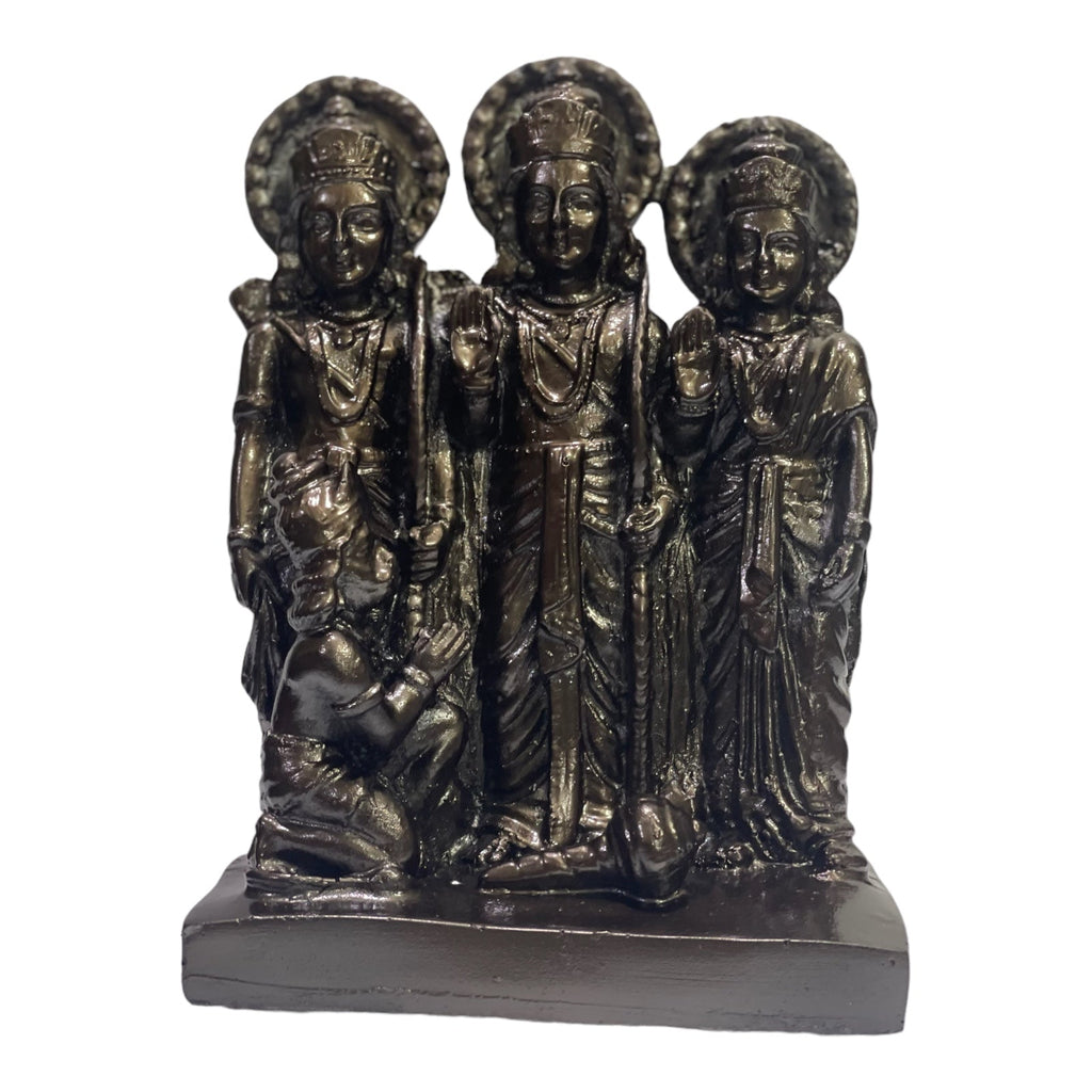 Lord Ram Darbar Idol Showpiece Statue Puja, H - 15.5 cm