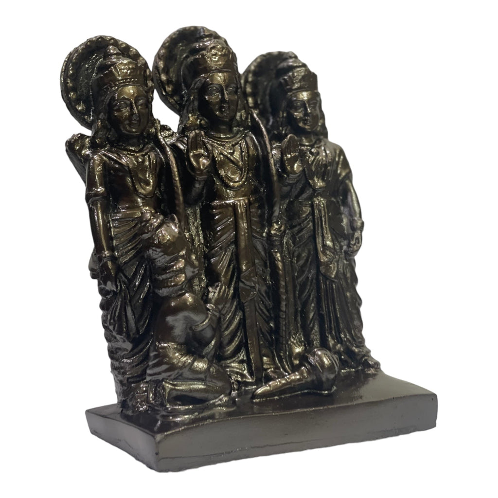 Lord Ram Darbar Idol Showpiece Statue Puja, H - 15.5 cm