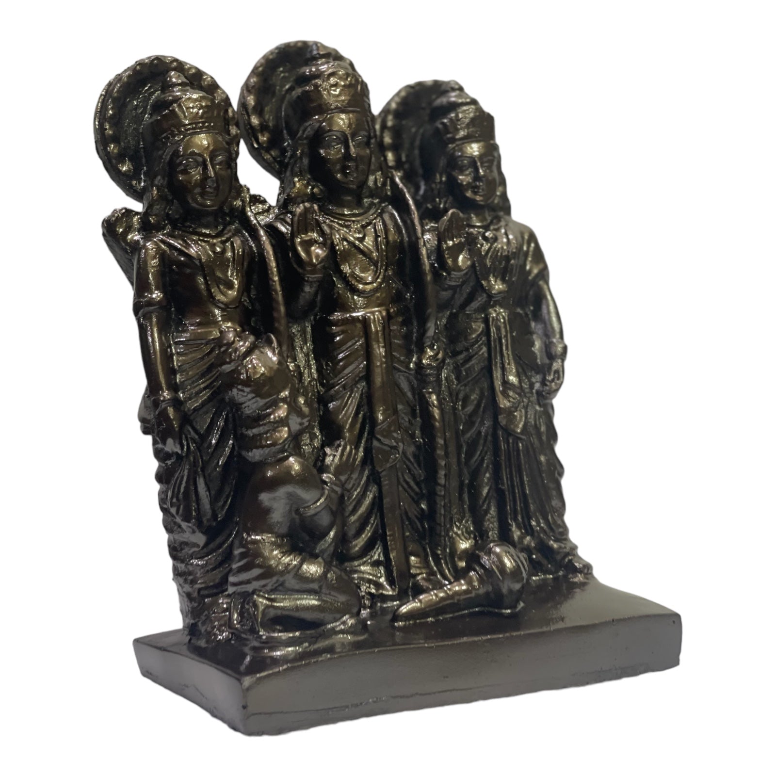 Lord Ram Darbar Idol Showpiece Statue Puja, H - 15.5 cm