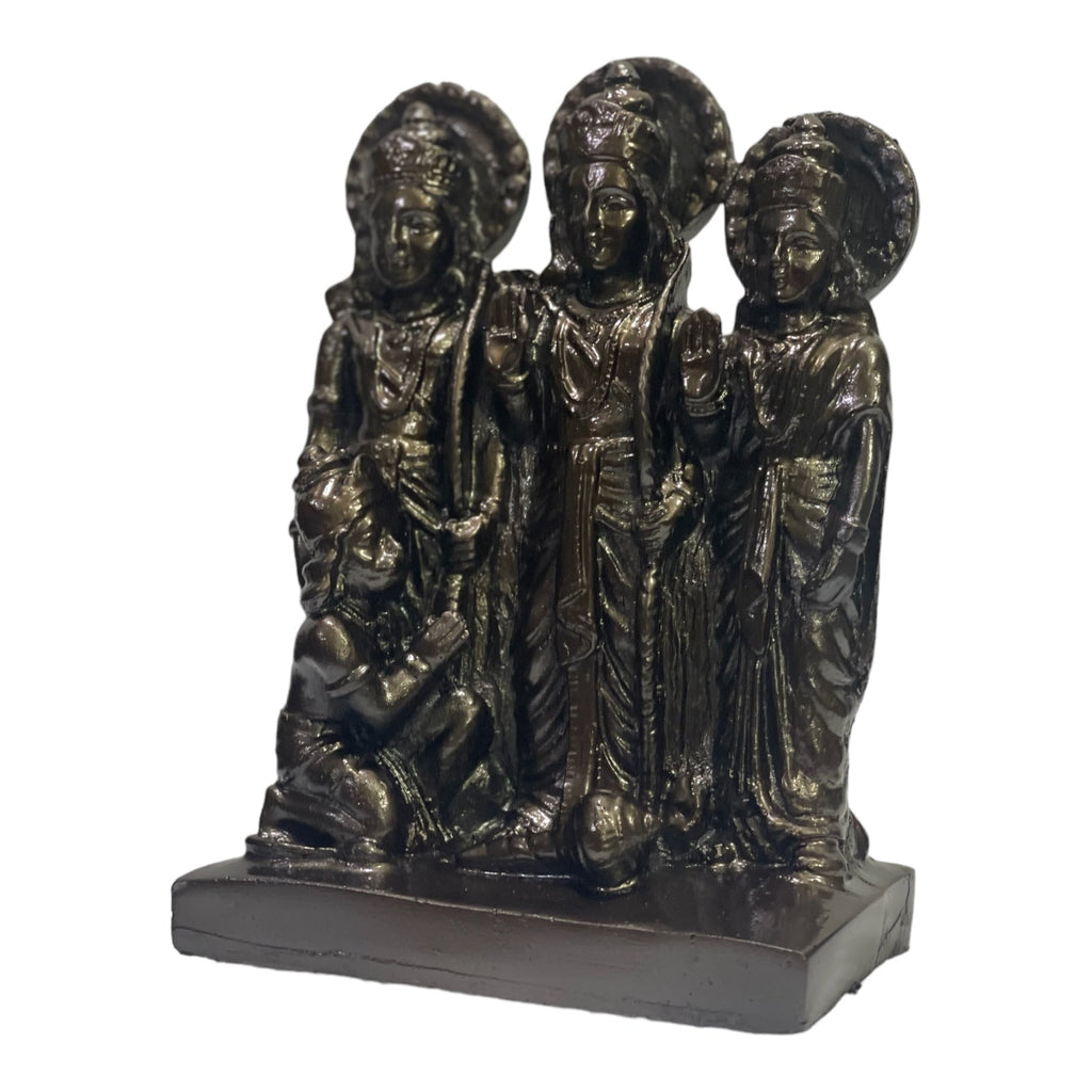 Lord Ram Darbar Idol Showpiece Statue Puja, H - 15.5 cm