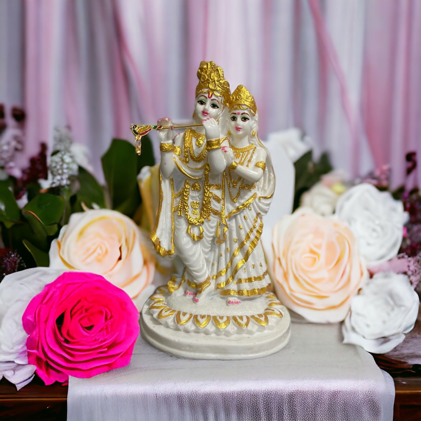 Radha Krishan Idol The Best For Home Temple,H-19cm