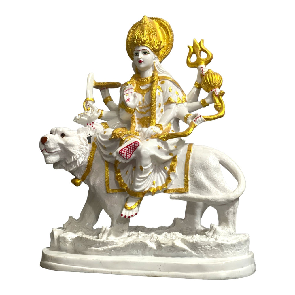 Ma Sherawali Durga Ji Mata Ji Marble Look Idol Murti 1.5 ft – H 45 cm