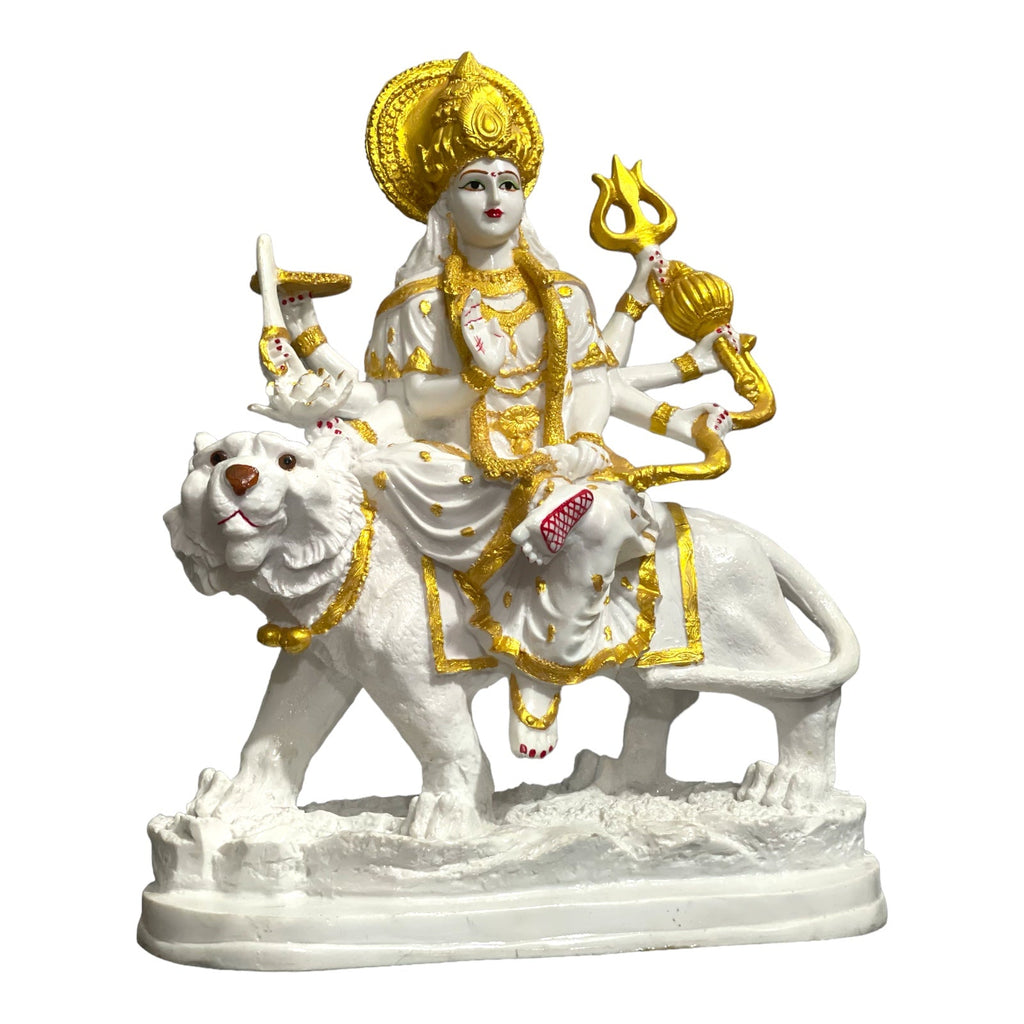 Ma Sherawali Durga Ji Mata Ji Marble Look Idol Murti 1.5 ft – H 45 cm