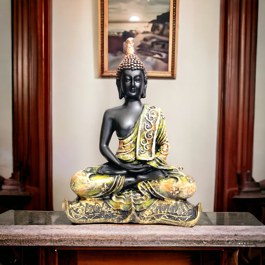 Meditating Buddha Idol Resin Statue The Best Gift for Friends H – 23 cm