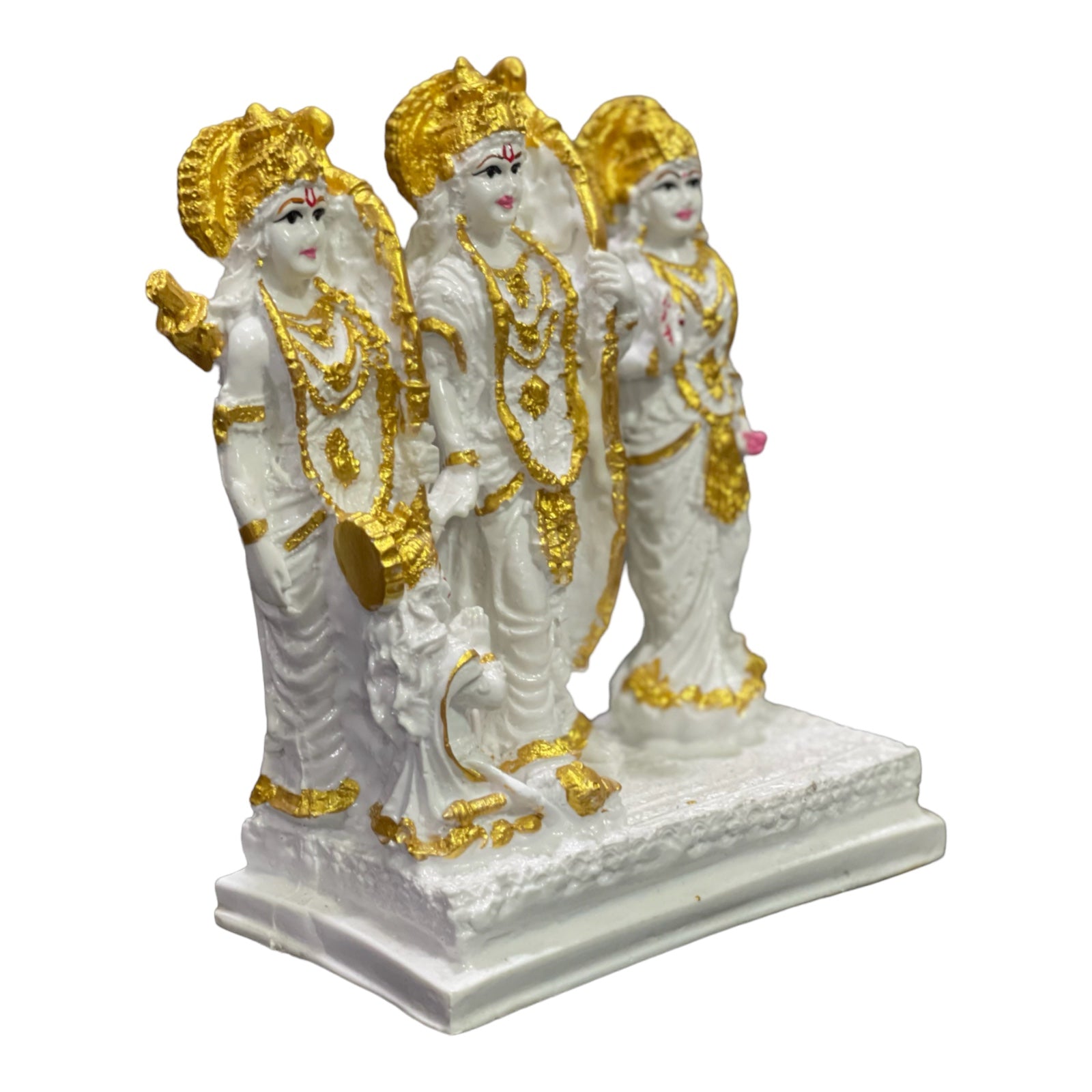 Lord Ram Darbar Idol Showpiece Statue Puja Diwali Decoration Items H- 19.5 cm