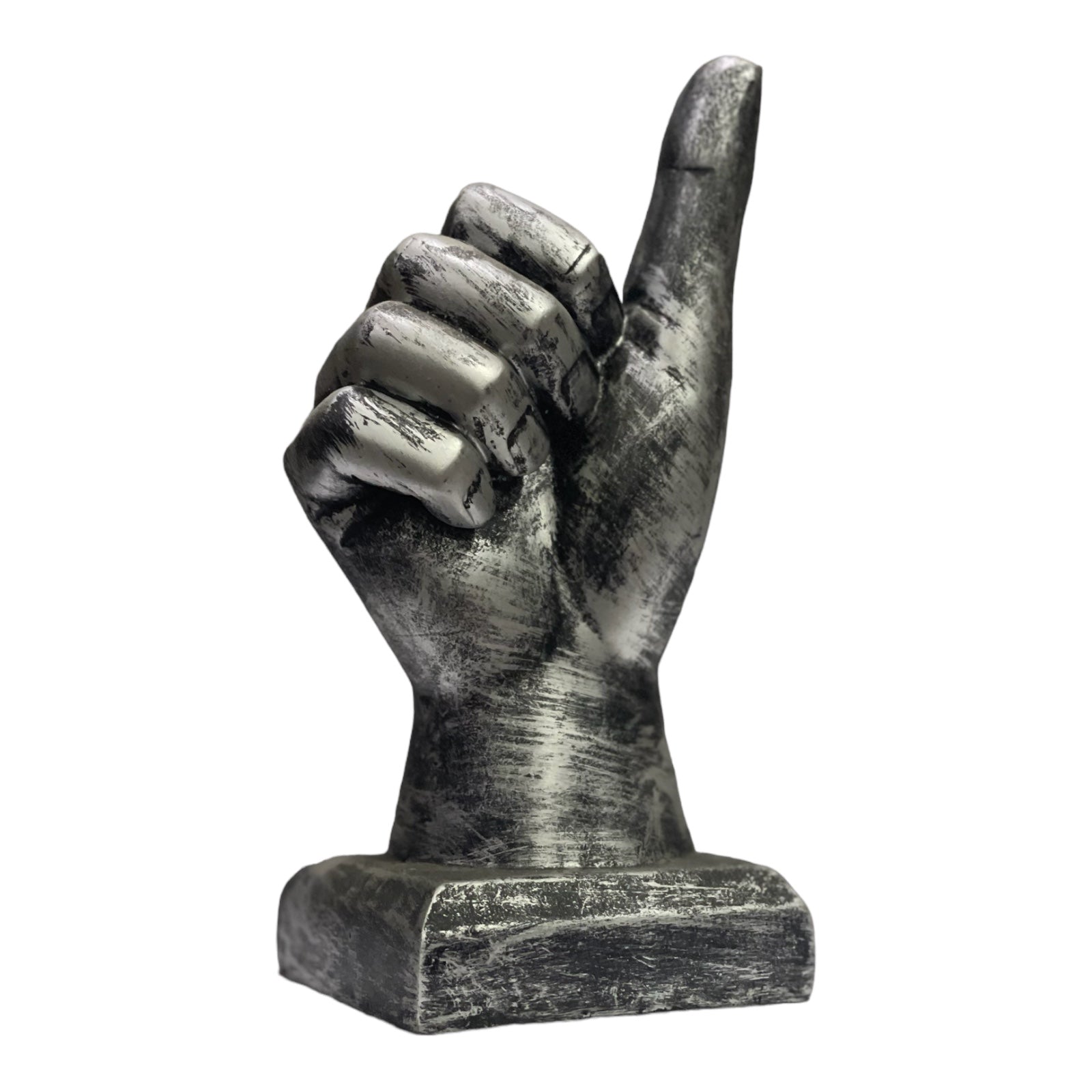 Thumbs Up Hand Resin Statue for Home Office Decor H 18 cm