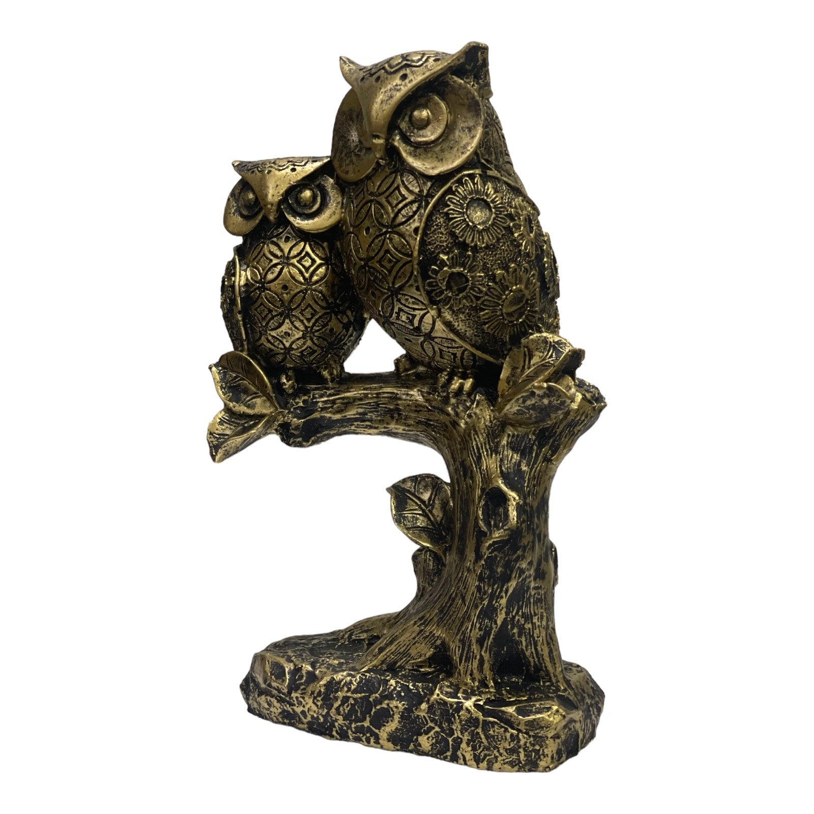 Owl Statue, Idol, Figurine, Showpiece for Money, Wealth, Good-Luck & Wisdom H- 26 cm