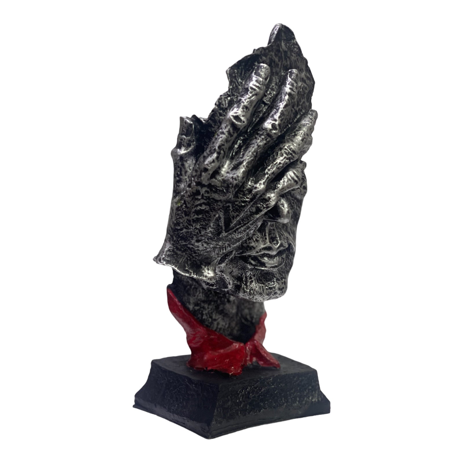 Abstract The Thinker Statue Keep Silence Statue for Home Decor H- 27 cm