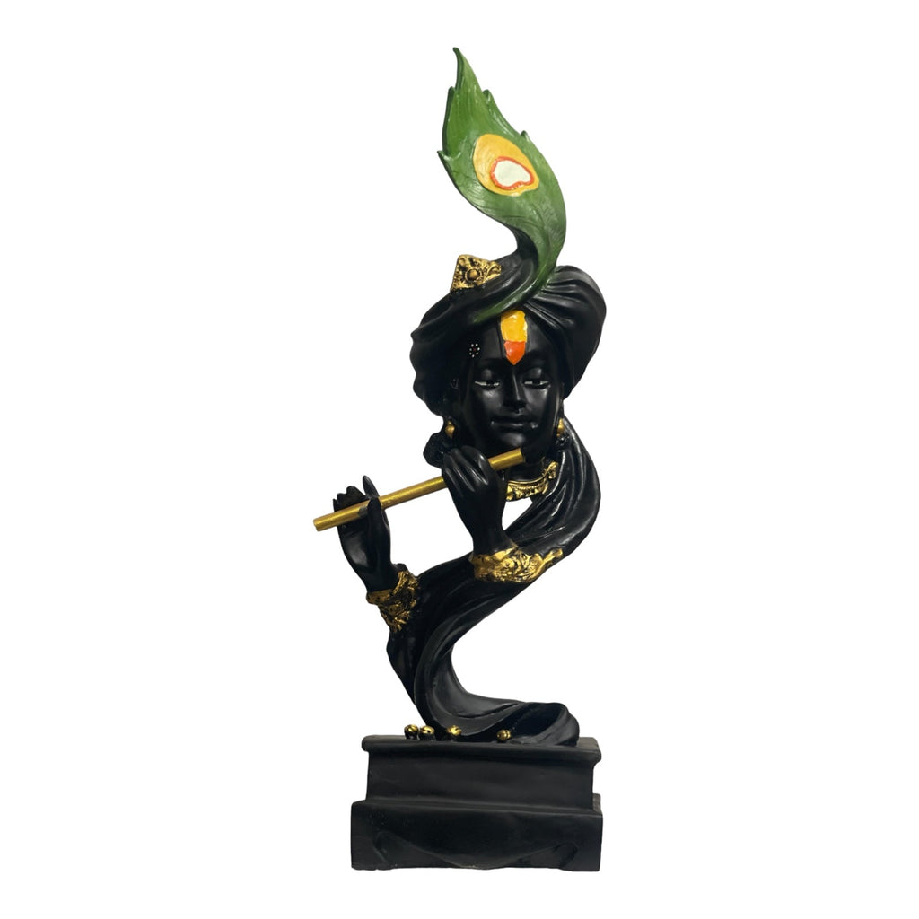 Pankh Krishan Murti Figurine Krishna Idol Antique Showpiece Kanha Statue H- 57.5 cm