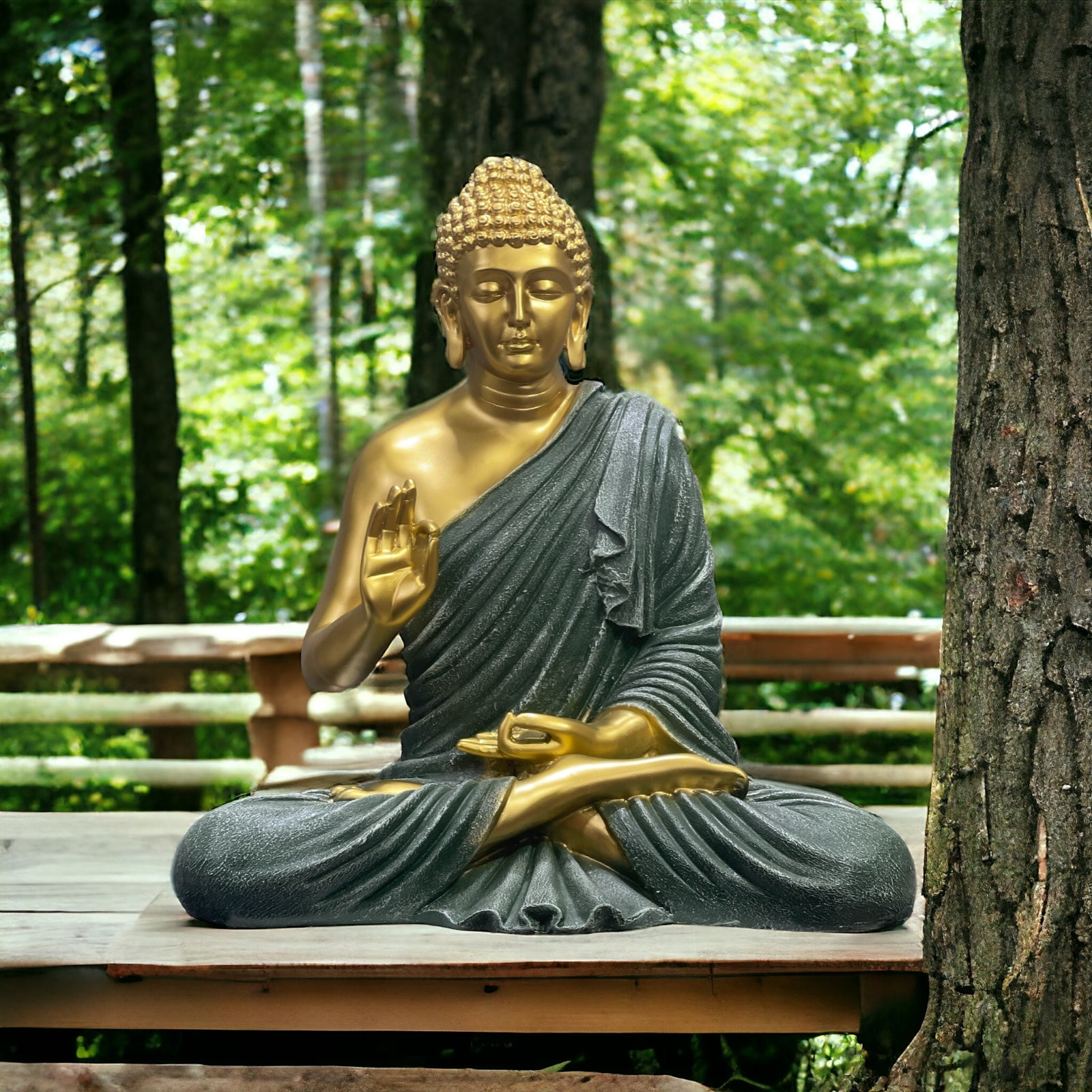 Buddha Idol Large Meditating Buddha Statue Height 55 CM