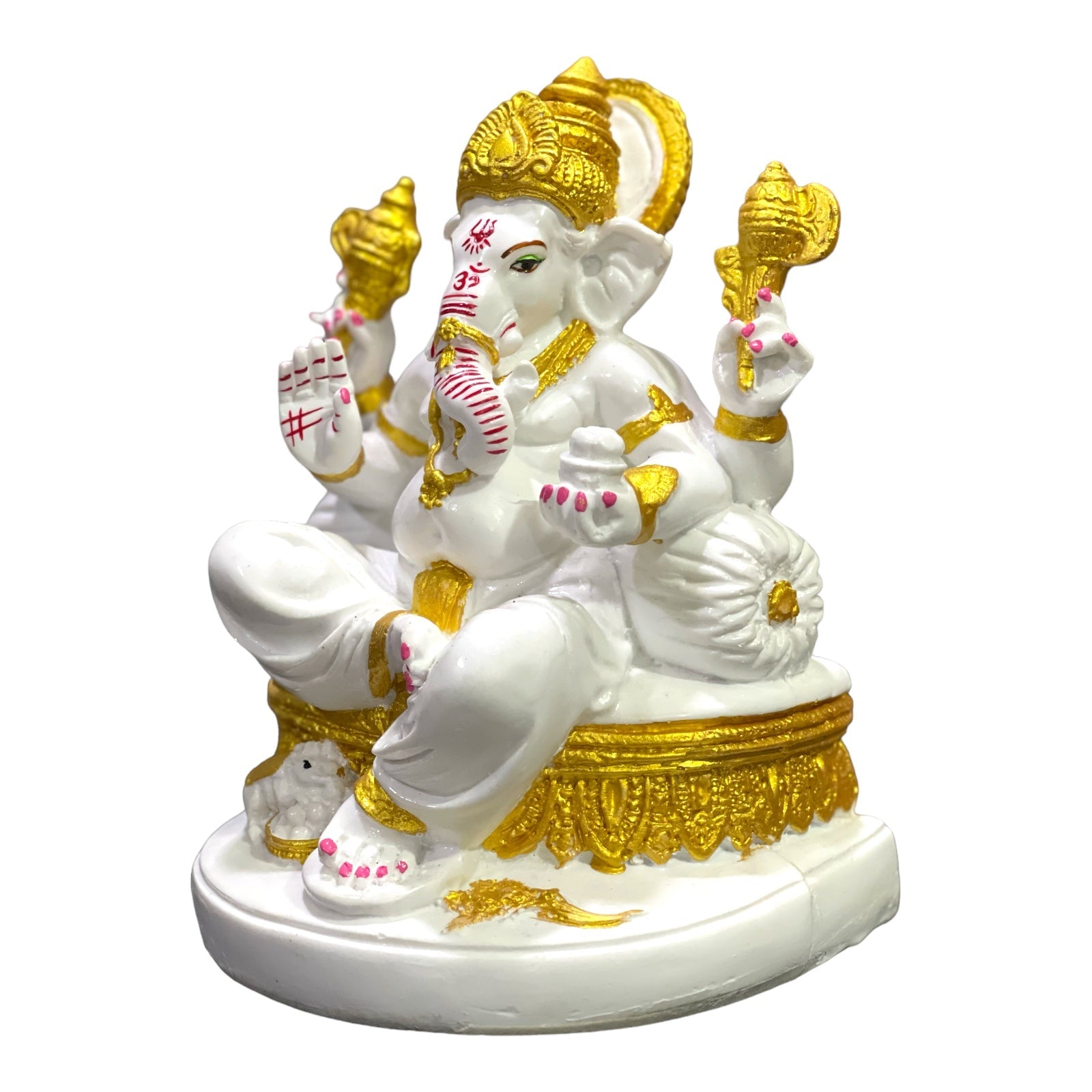Lord Ganesh Marble Statue Best Gift For Grah Pravesh, H-20 cm