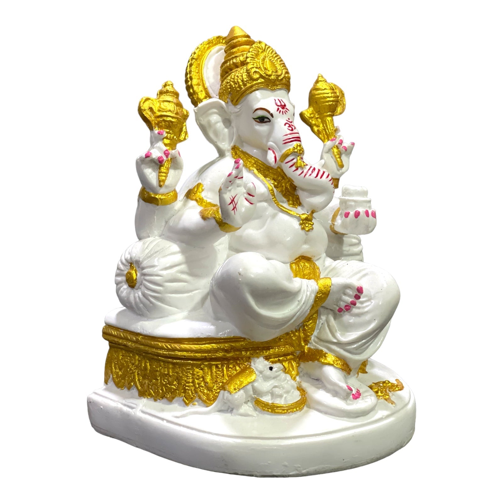 Lord Ganesh Marble Statue Best Gift For Grah Pravesh, H-20 cm