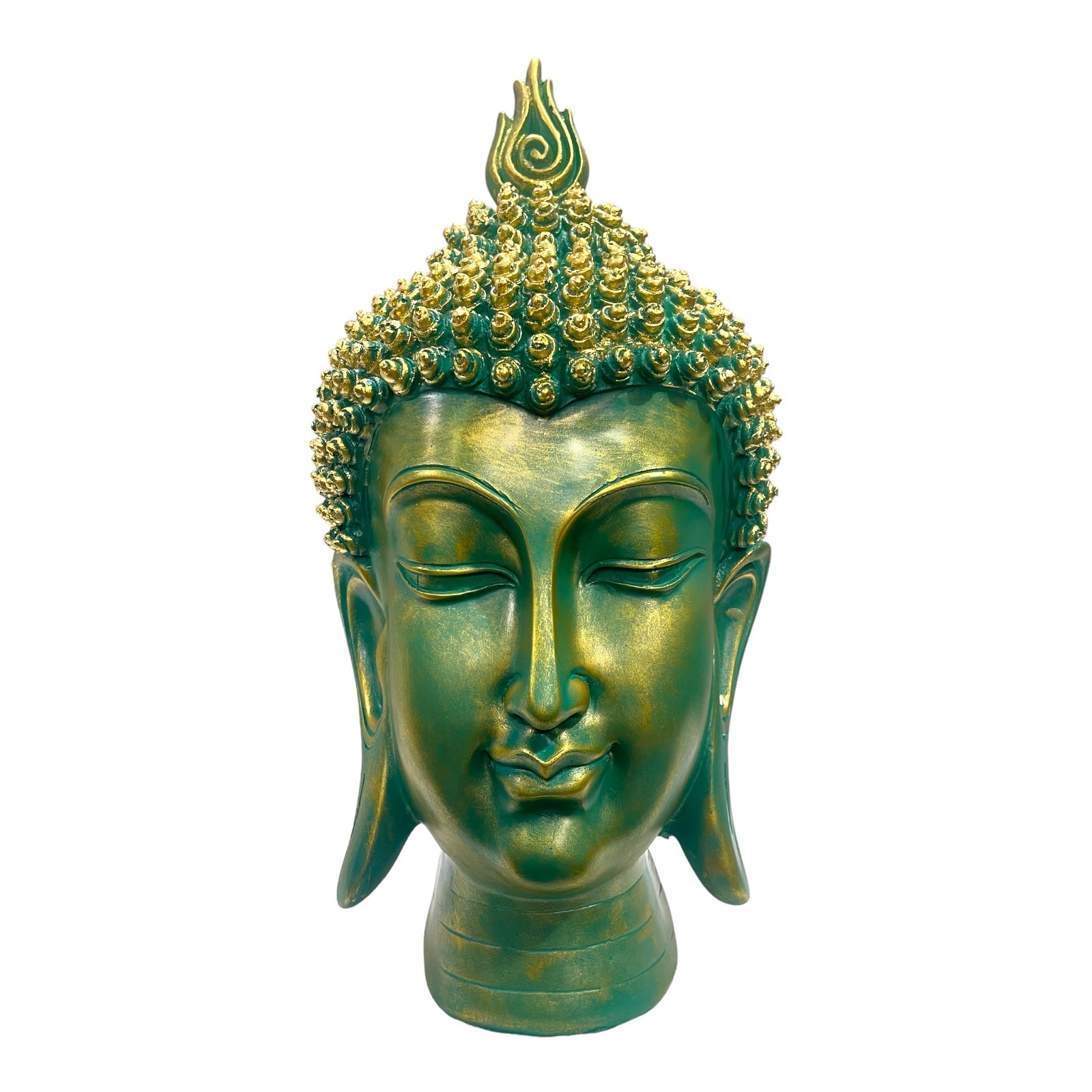 Lord Buddha Face Statue Showpiece for Home Décor Office Decoration & Gifting H 40 cm