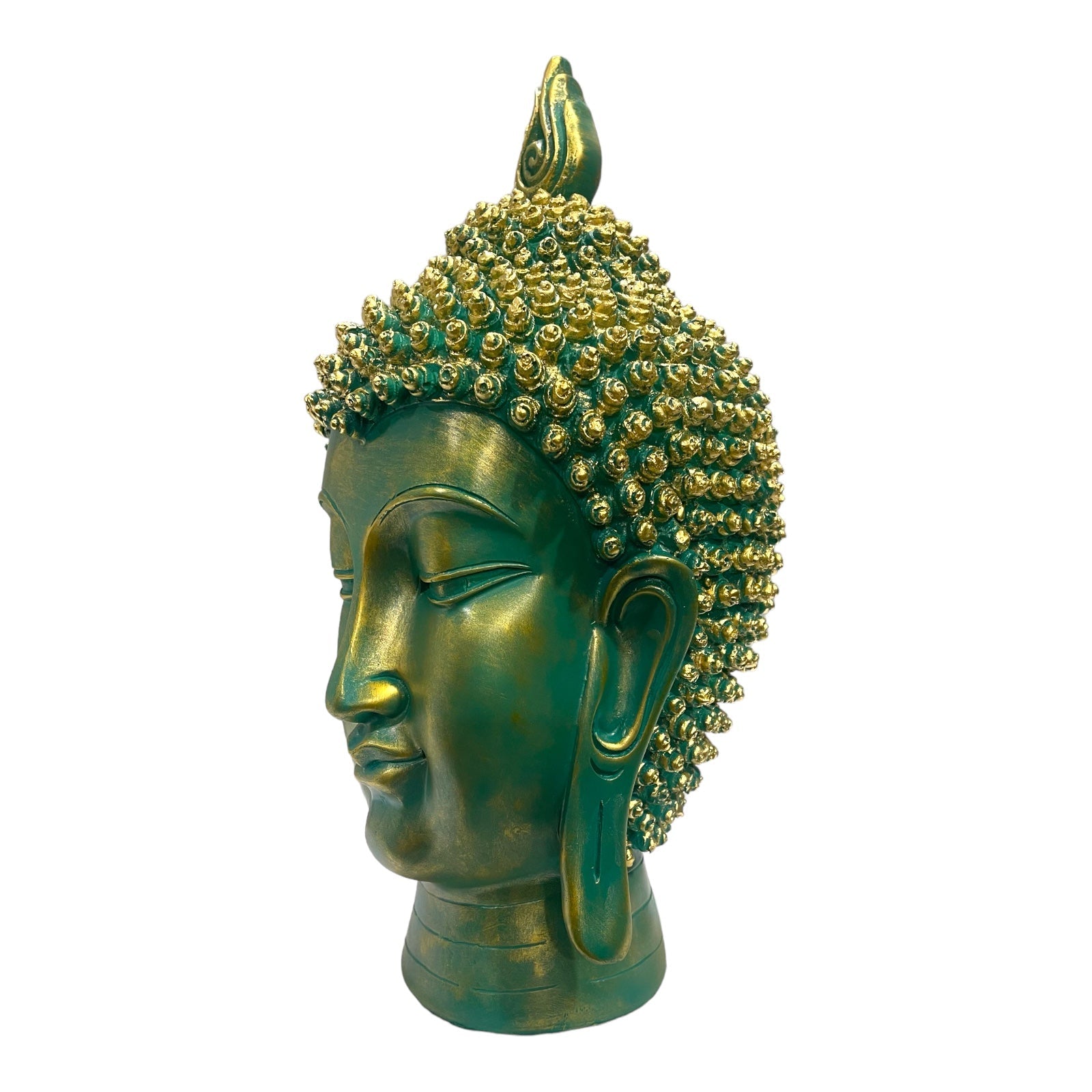 Lord Buddha Face Statue Showpiece for Home Décor Office Decoration & Gifting H 40 cm