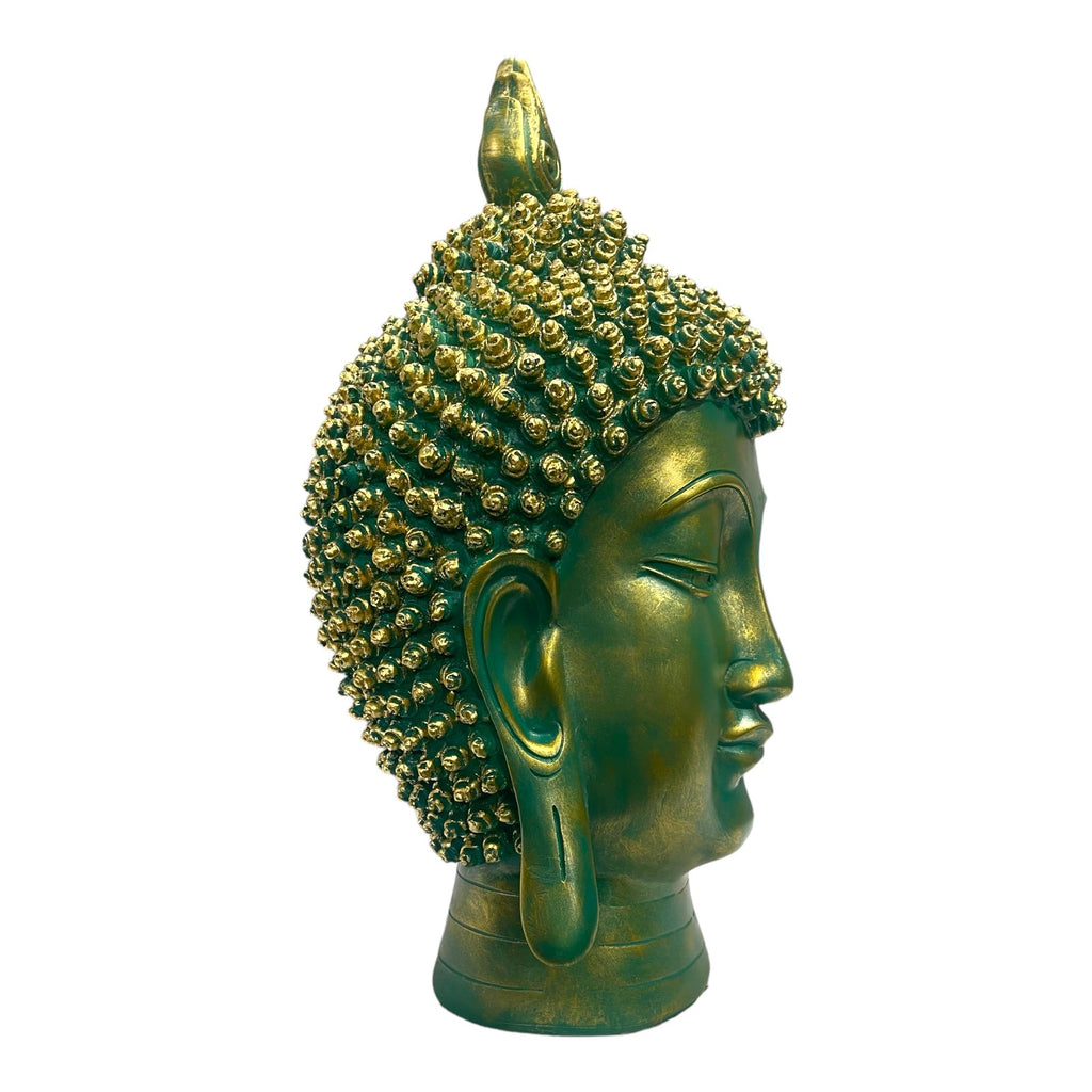 Lord Buddha Face Statue Showpiece for Home Décor Office Decoration & Gifting H 40 cm