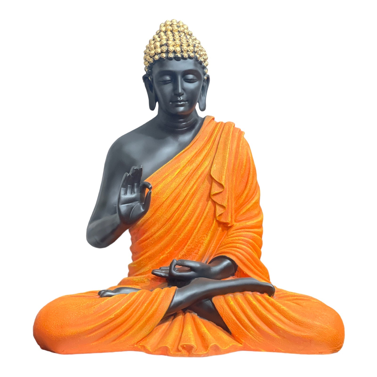 Large Meditating Buddha Idol Large Meditating Buddha Statue Height 55 CM