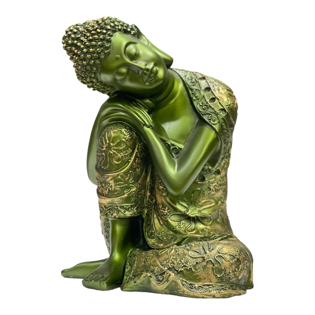 Buddha Resting on Knee Statue Height 21 cm