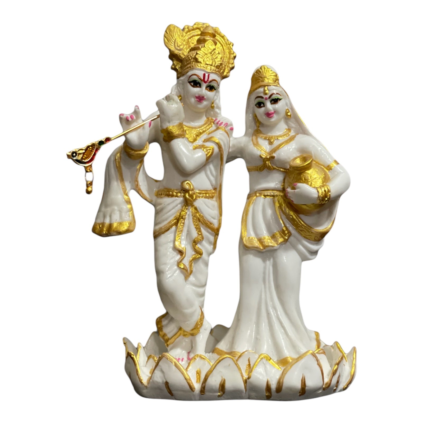 Radha Krishna for Home Temple,H-19cm