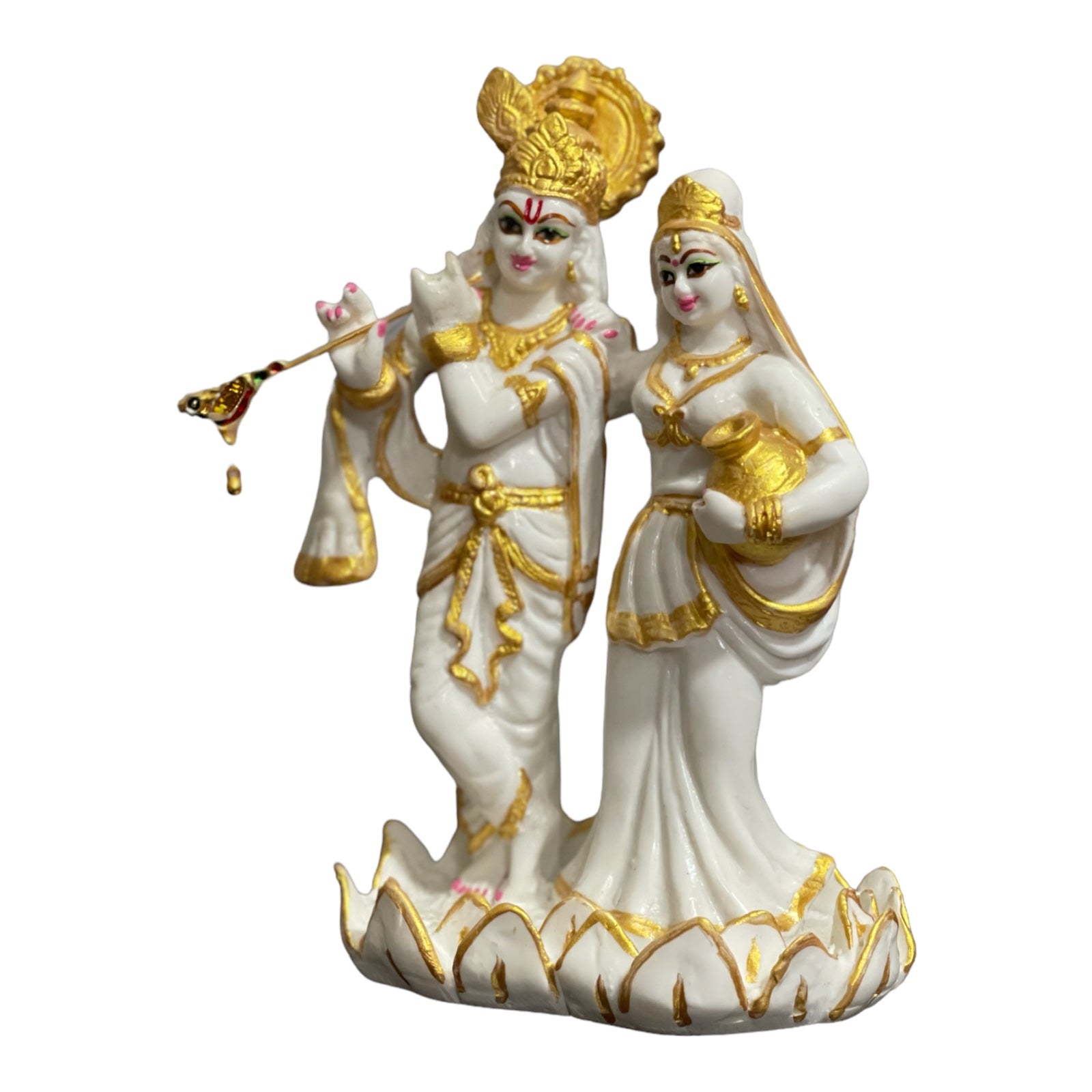 Radha Krishna for Home Temple,H-19cm