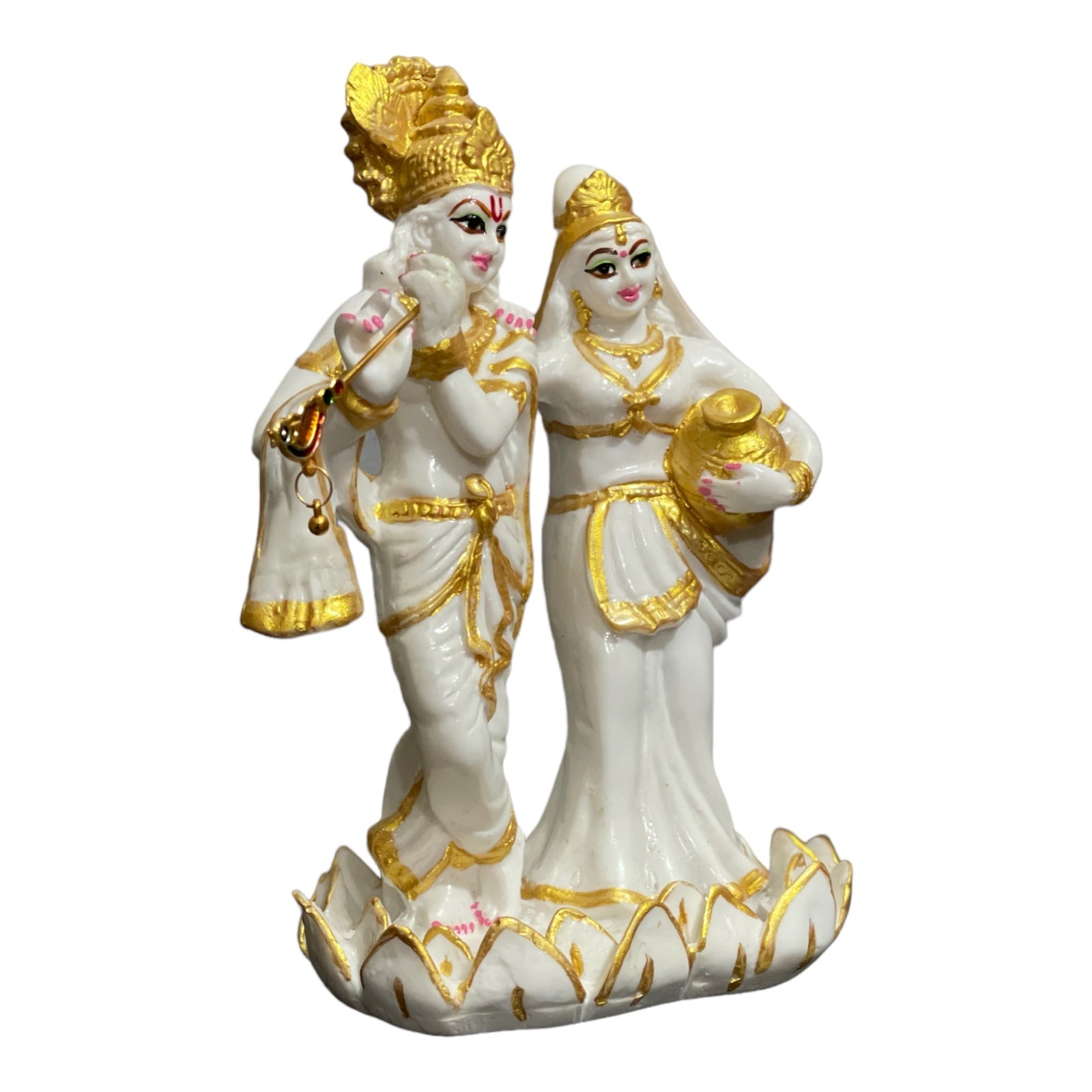 Radha Krishna for Home Temple,H-19cm